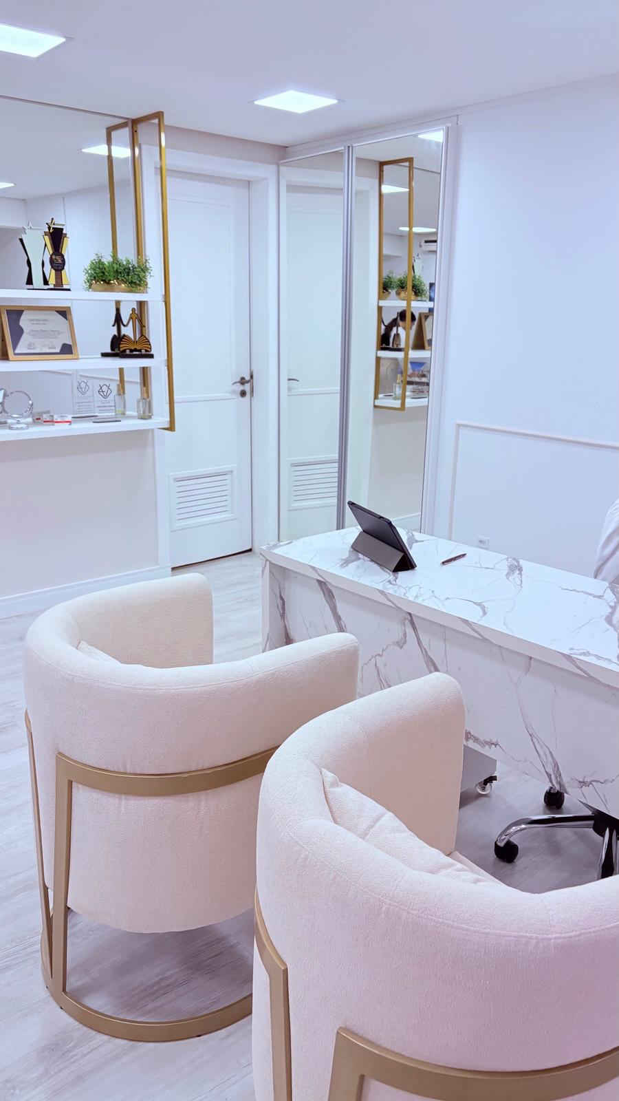 Espaço de consulta reservado na Clinica Andreia Balmer